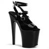 Pleaser - XTREME873 Sandale à bride à la cheville, Pole dance chaussures - Chaussures de pole dance - Noir Product image
